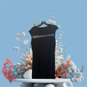 Calvin Klein Black Midi Pencil Skirt for Cocktail